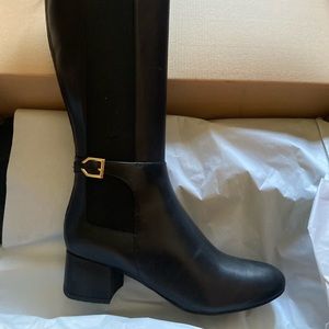 Cole Haan Black Avani Stretch Boots - Size 9